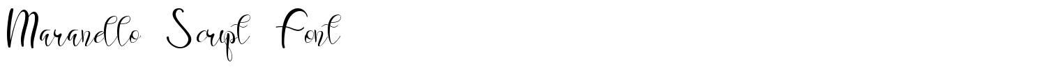 Maranello Script Font