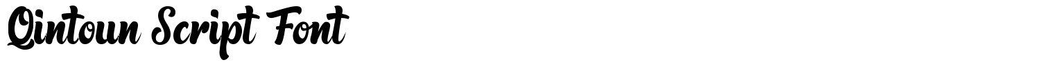 Qintoun Script Font