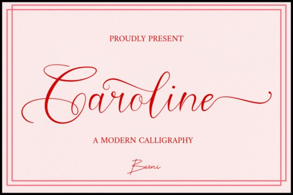 Caroline Calligraphy Font - Download fonts