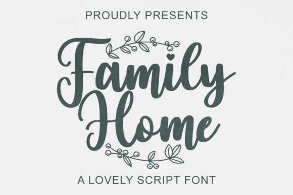 Family Home Script Font - Download fonts