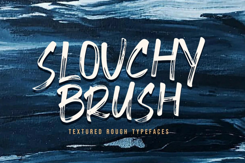 Slouchy Brush Typeface - Download fonts