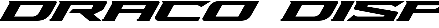 Draco Display Font