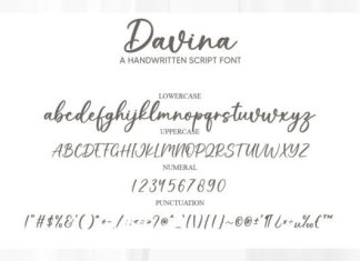 Davina Font - Download fonts