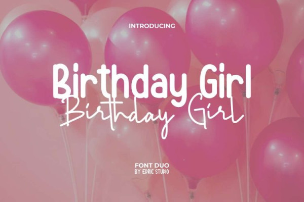 Birthday Girl Font - Download fonts