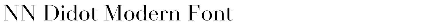 NN Didot Modern Font