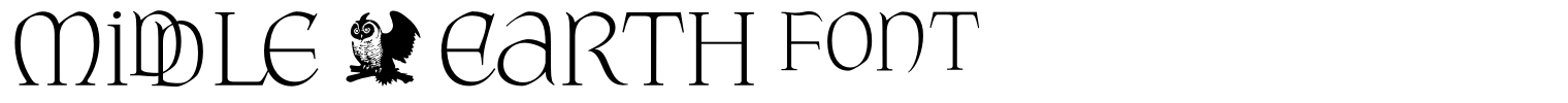 Middle Earth Font