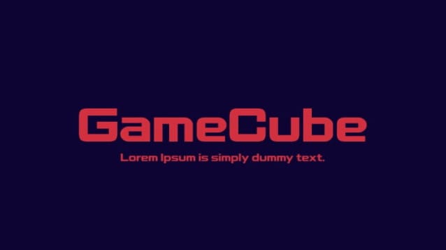 GameCube Font - Download fonts