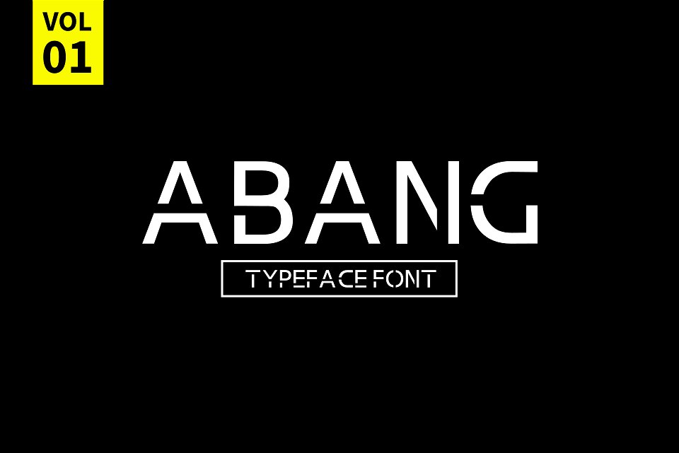 Abang Typeface Abang Typeface