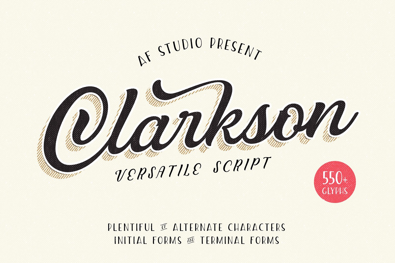 Clarkson Script  Fontlot com
