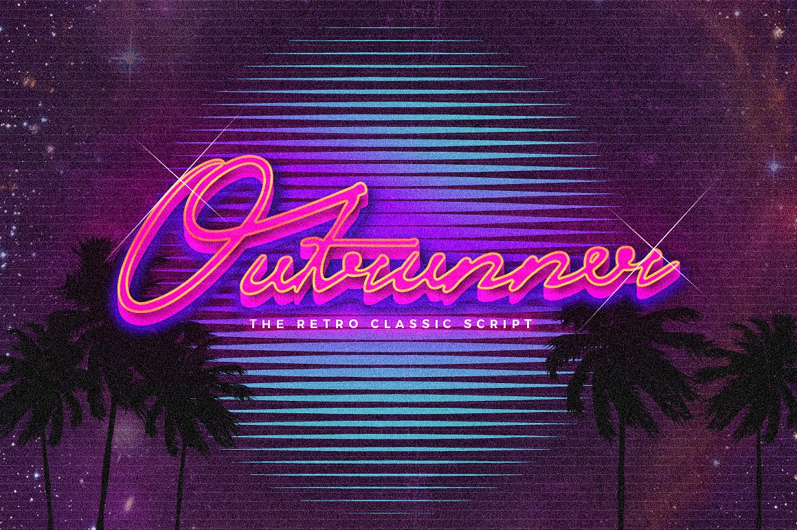 Outrunner Retro Script