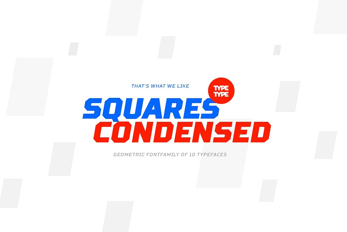 TT Squares Condensed Font TT Squares Condensed Font