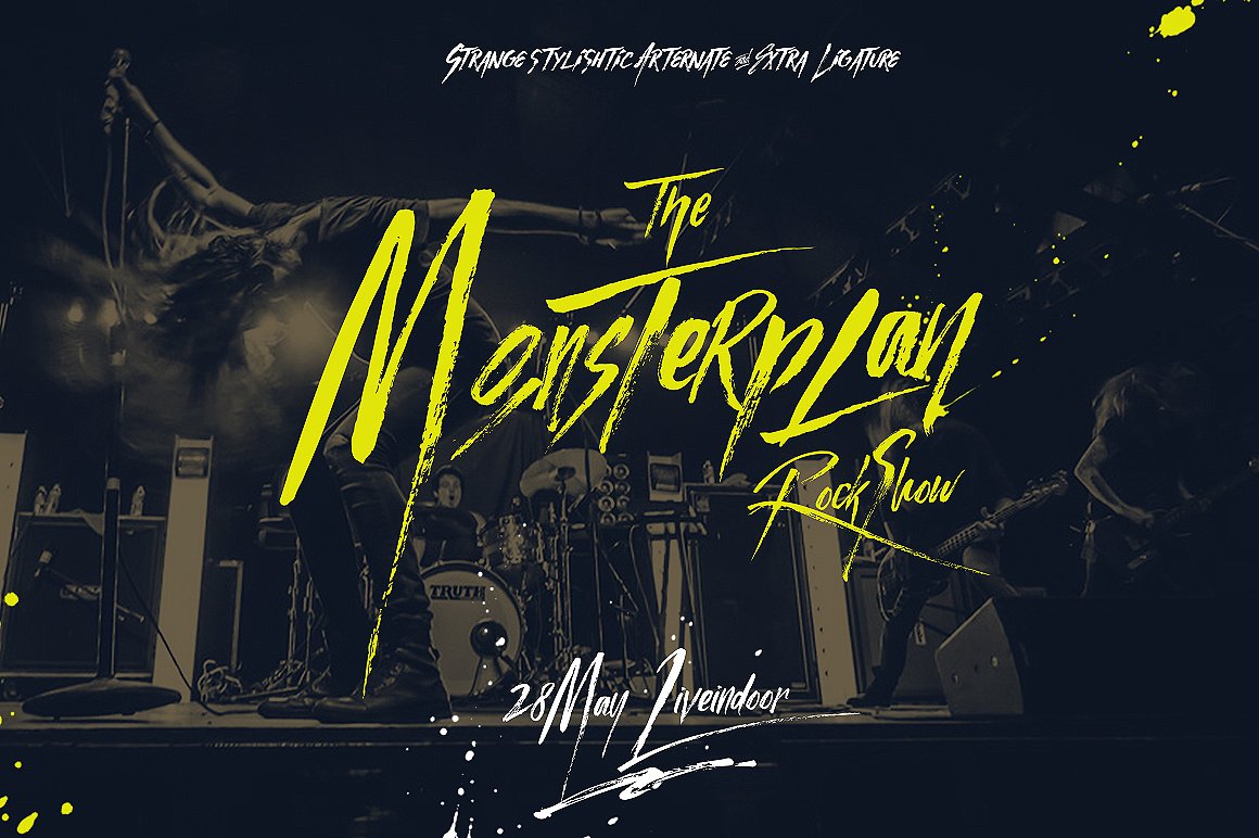 Electric Vibe Brush Font