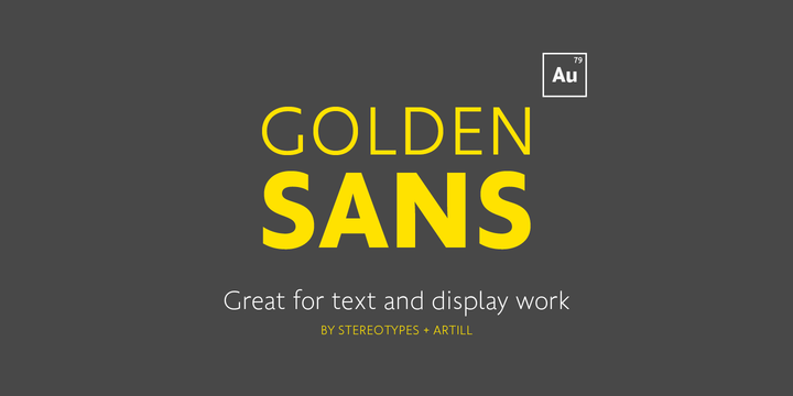 Golden Sans Golden Sans