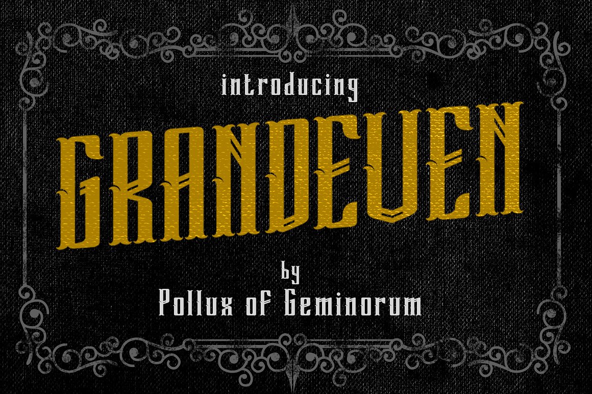 Grandeven Typeface Grandeven Typeface
