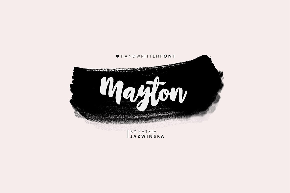 Mayton Brush Font