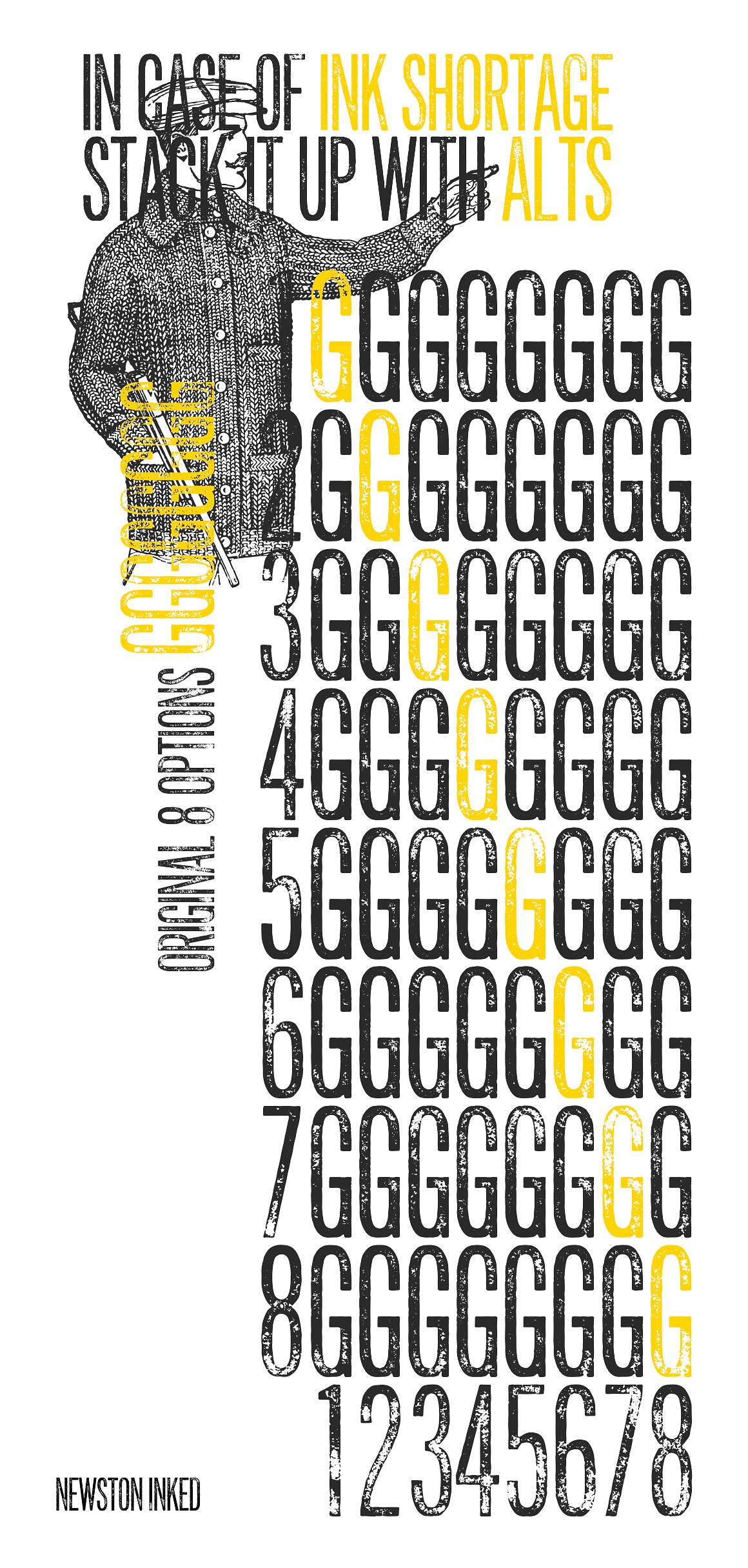 Newston Inked Typeface