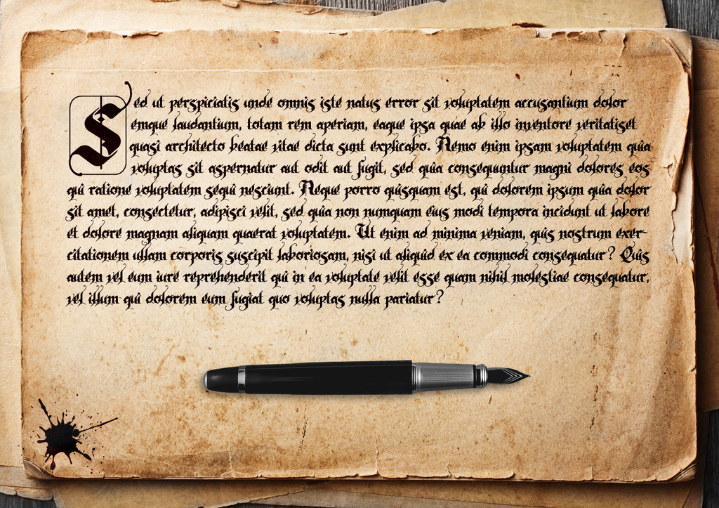 Rhapsody Black Letter