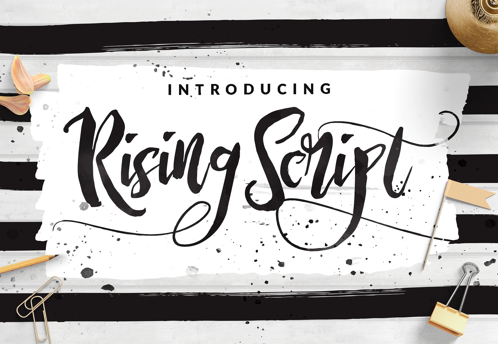 Rising Brush Script