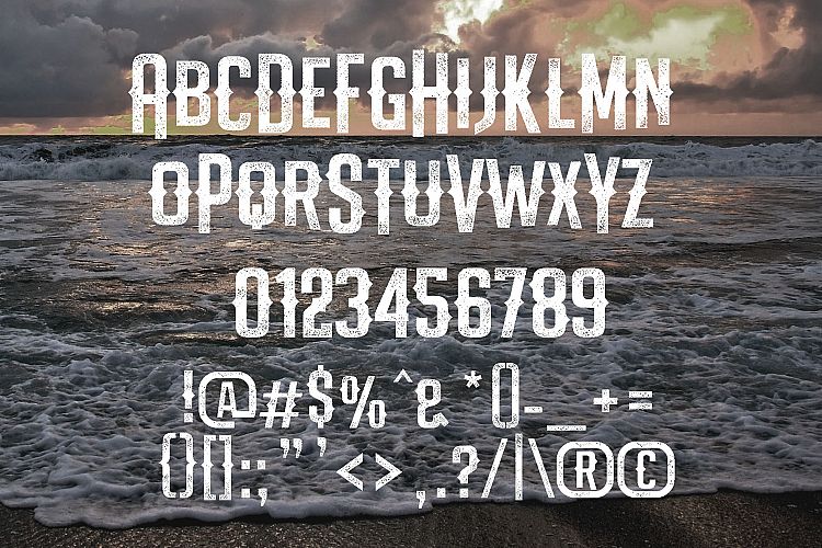 The Wave Spurs Typeface The Wave Spurs Typeface