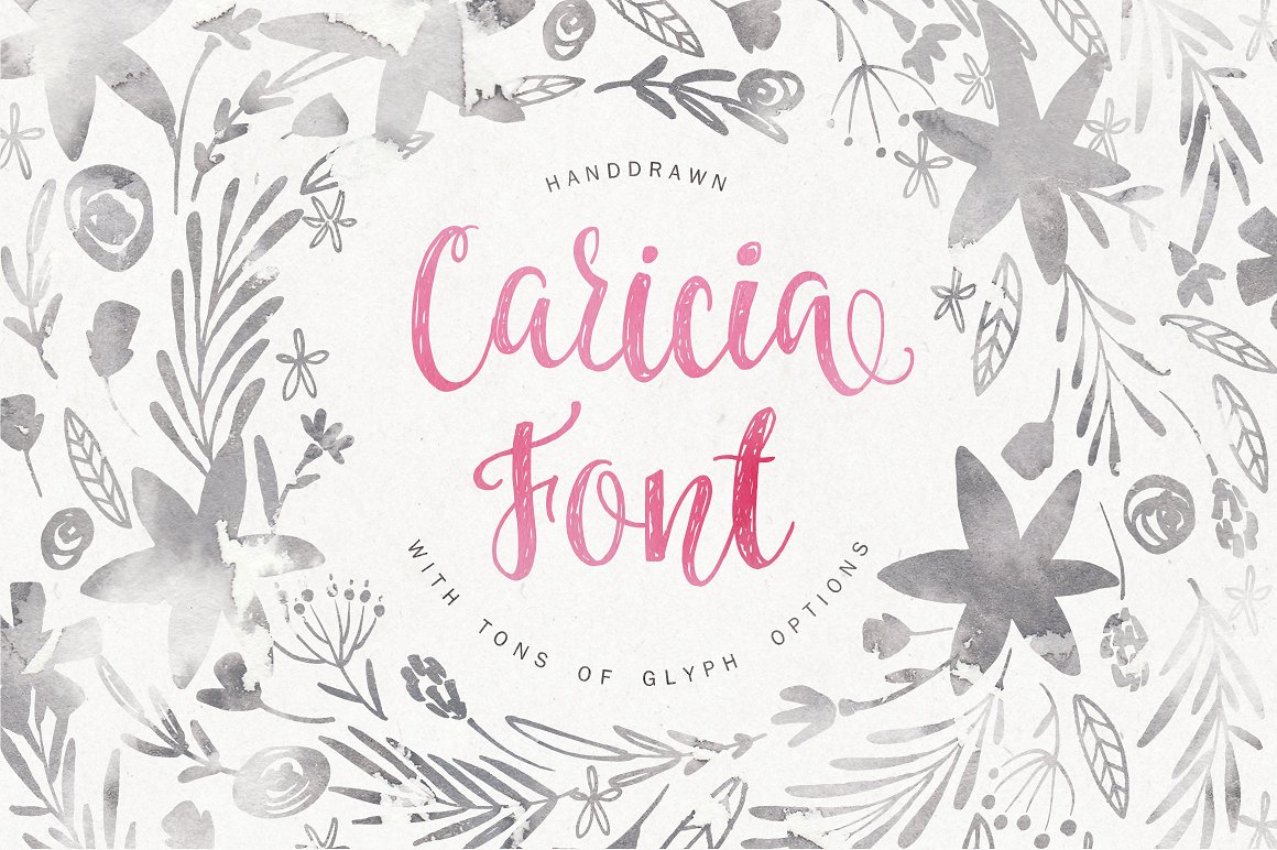 Caricia Handdrawn Font