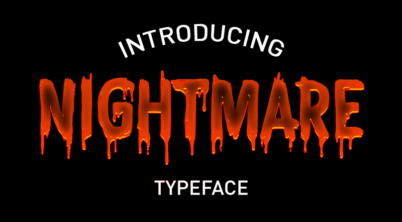 CF Nightmare Typeface CF Nightmare Typeface