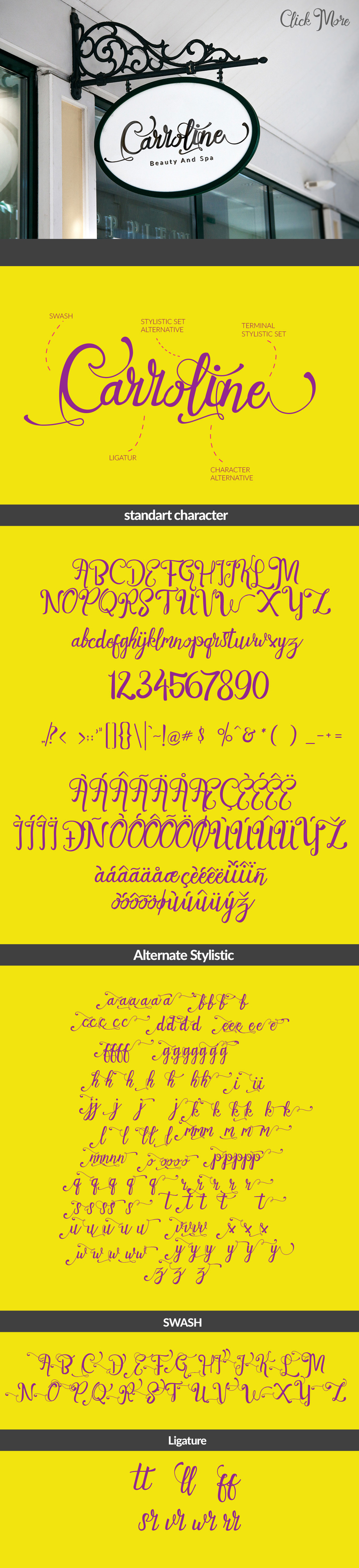 evelyn font family 1