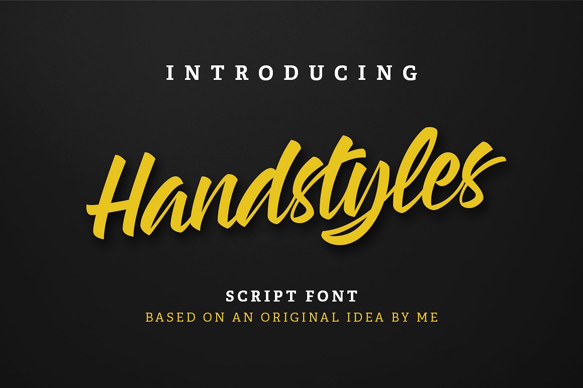 Handstyles Typeface Fontlot Com