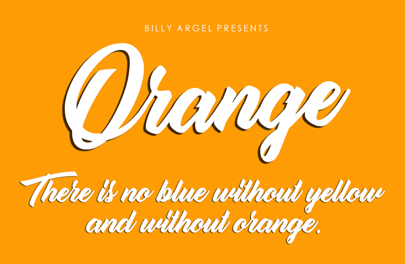 Orange Script Orange Script