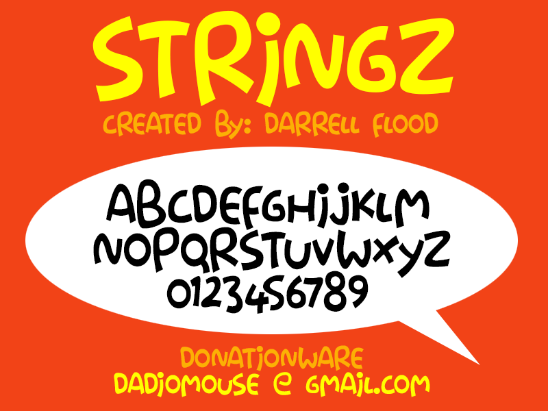 Stringz Typeface