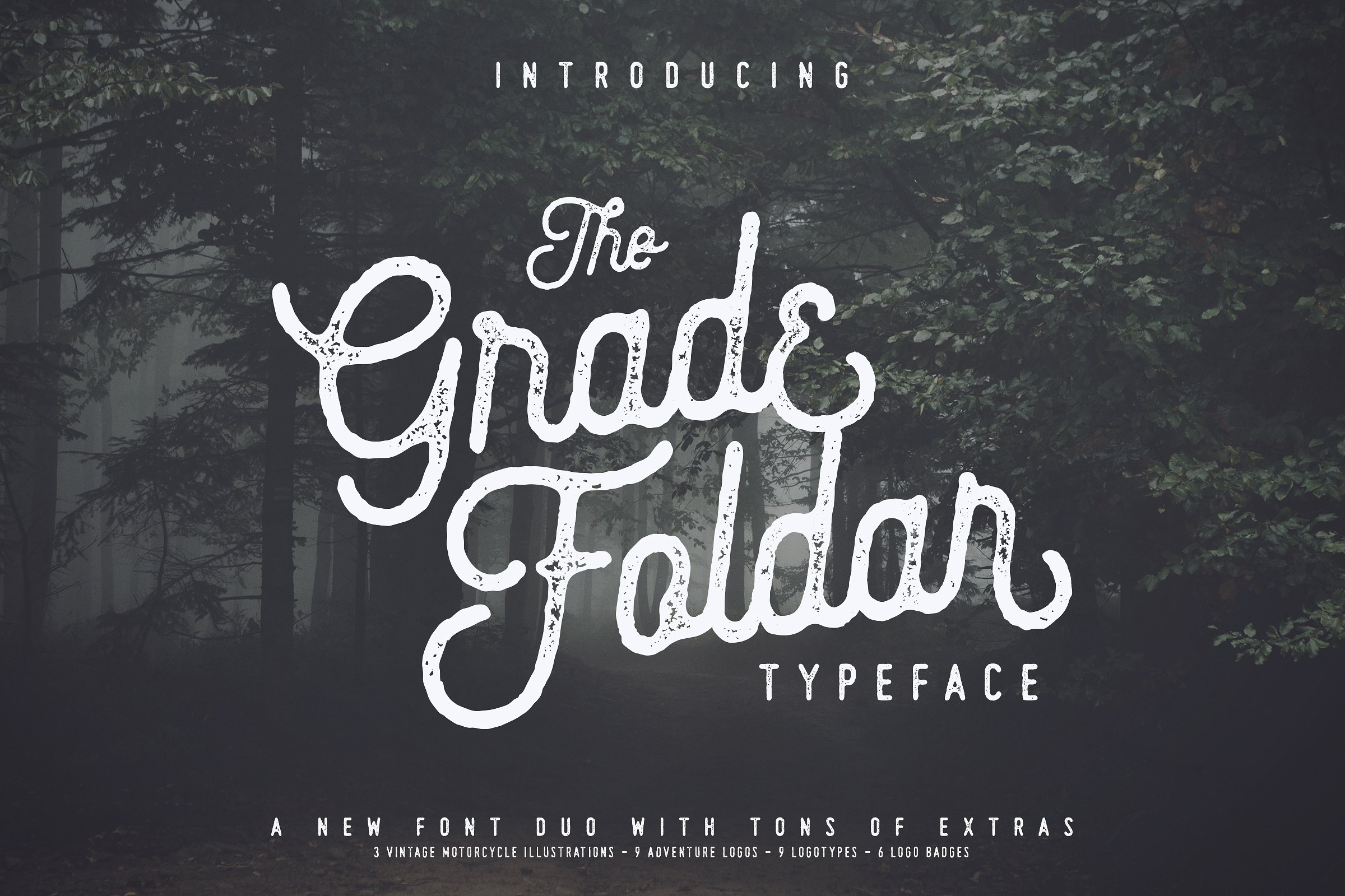 The Gradefoldar Typeface
