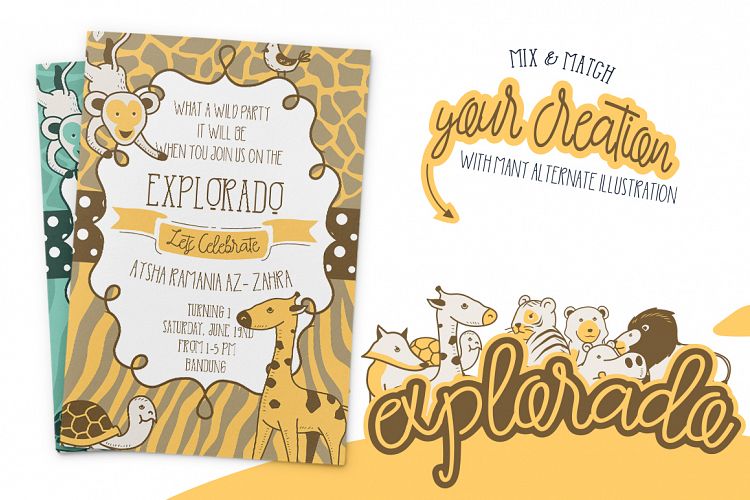 Explorado Typeface Explorado Typeface
