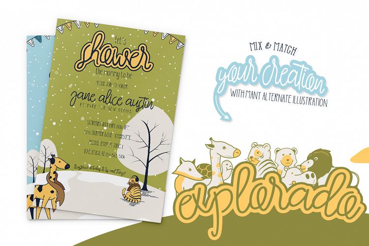 Explorado Typeface Explorado Typeface