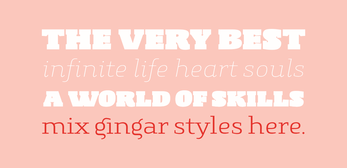 gingar font family 2