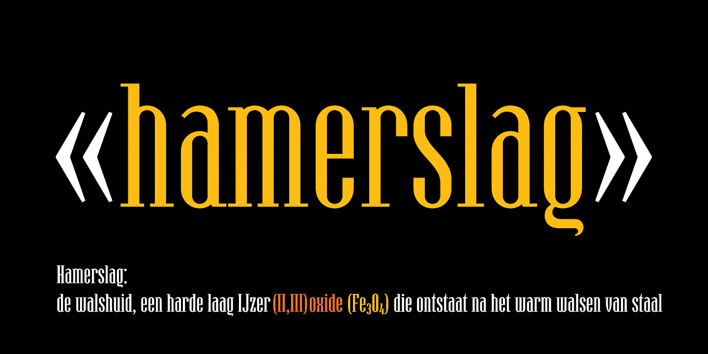 Hamerslag Typeface