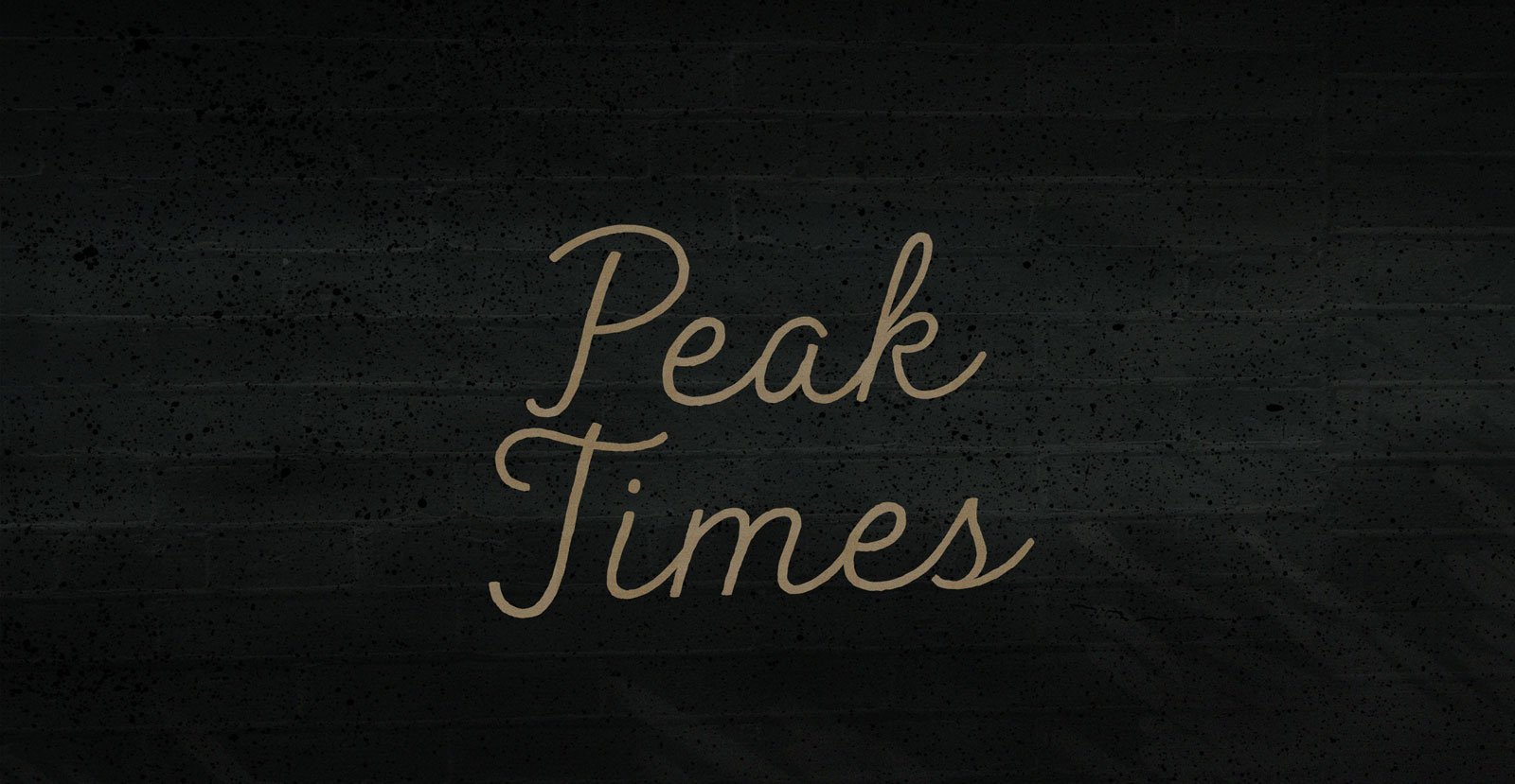 Peak Times Script Peak Times Script