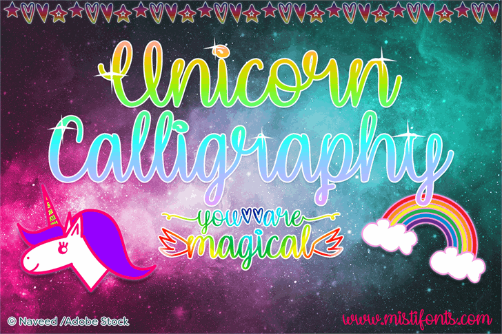 Unicorn Calligraphy