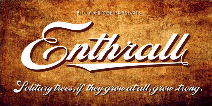 Enthrall Bold Personal Use,Enthrall Bold, Personal Use font,Enthrall Bold Personal Use, font Typeface