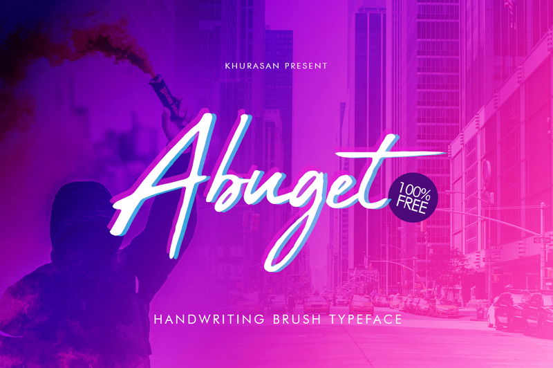 Abuget Brush Typeface