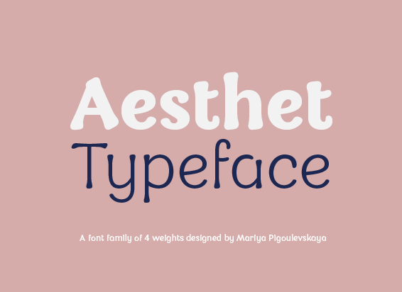 Aesthet Typeface