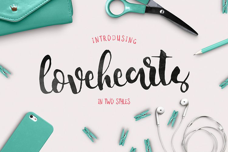 Lovehearts Script Font