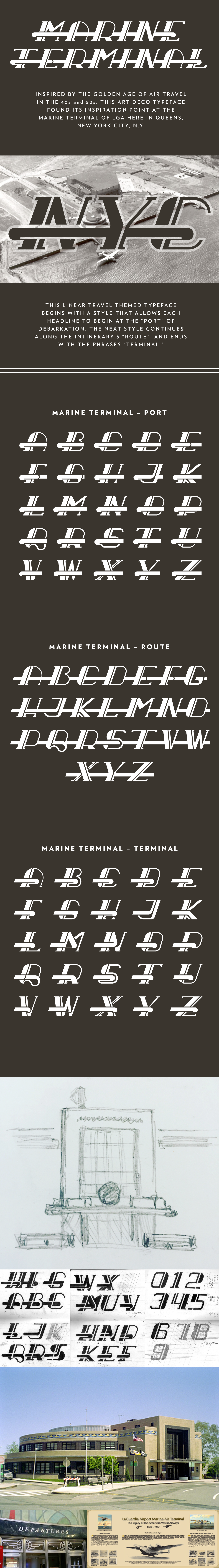 Marine Terminal Typeface