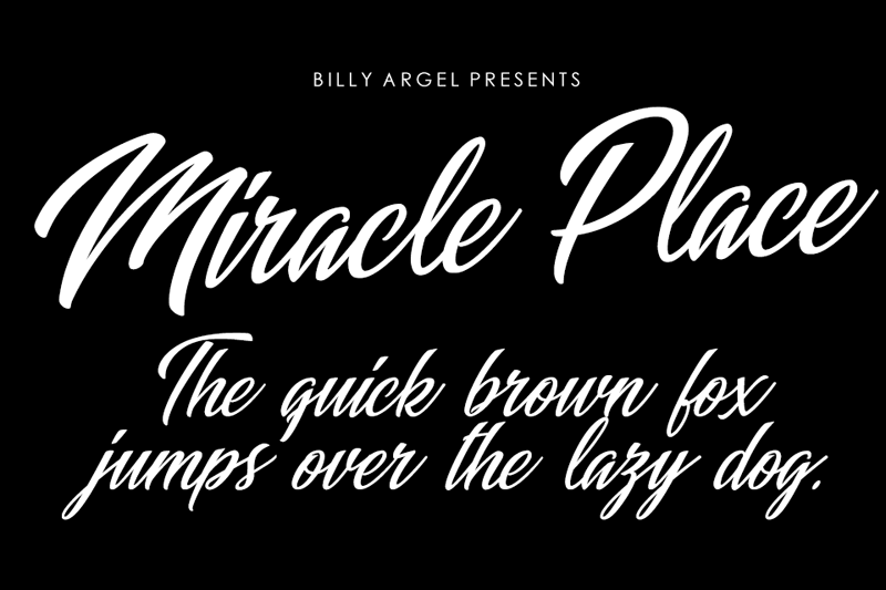 Miracle Place Script