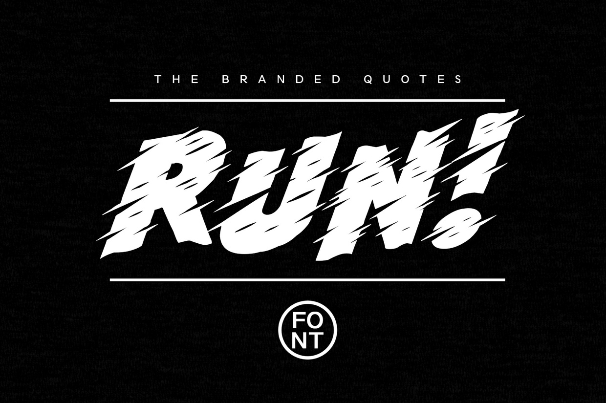 Run! Typeface