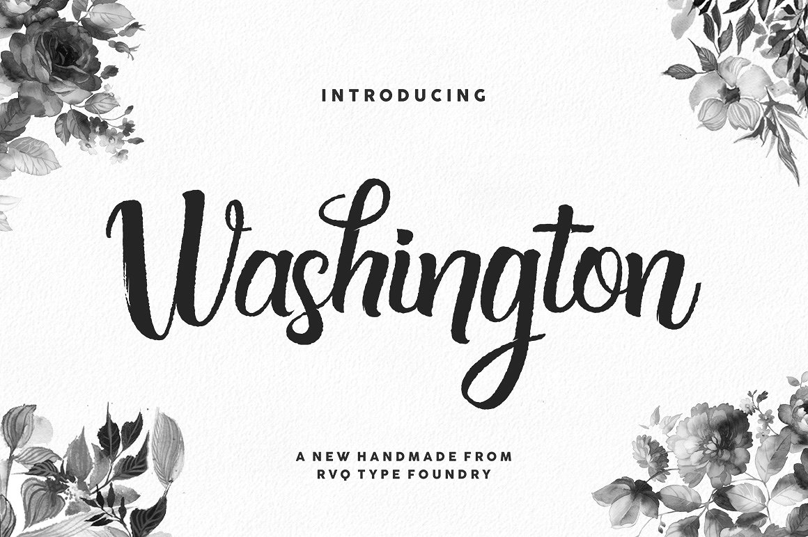 Washington Typeface Washington Typeface