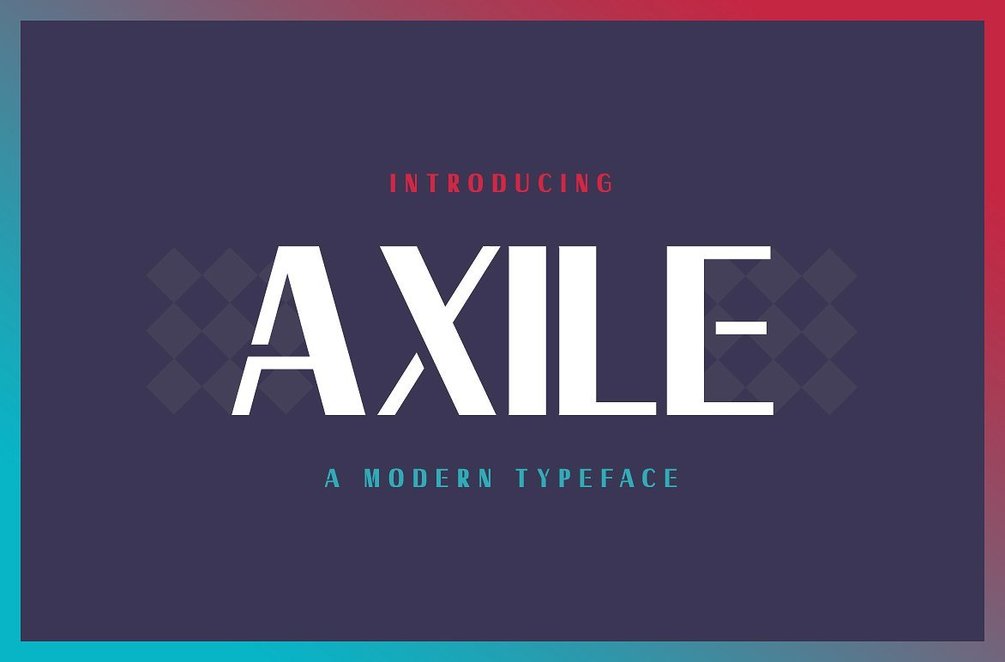 Axile Typeface