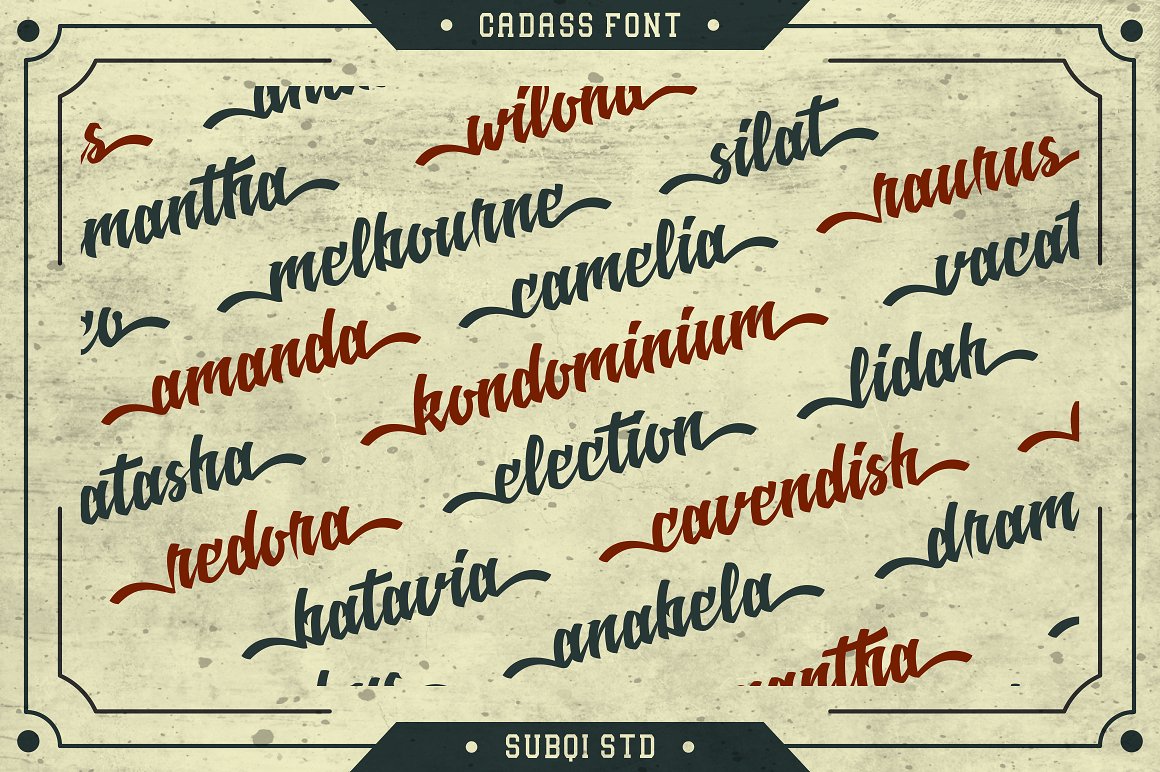 Cadass Typeface Cadass Typeface