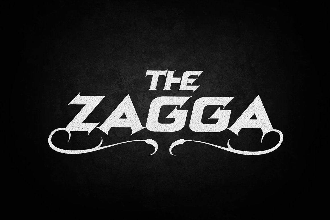 Zagga Typeface Zagga Typeface