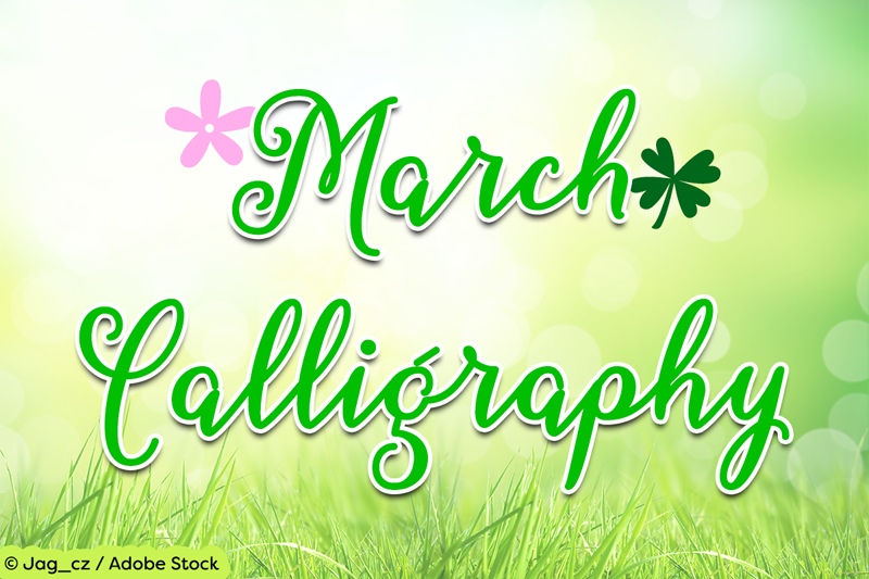 March Calligraphy