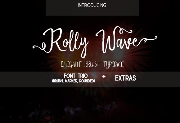 Rolly Wave Script Font Rolly Wave Script Font