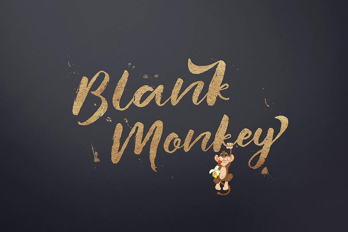 blank monkey